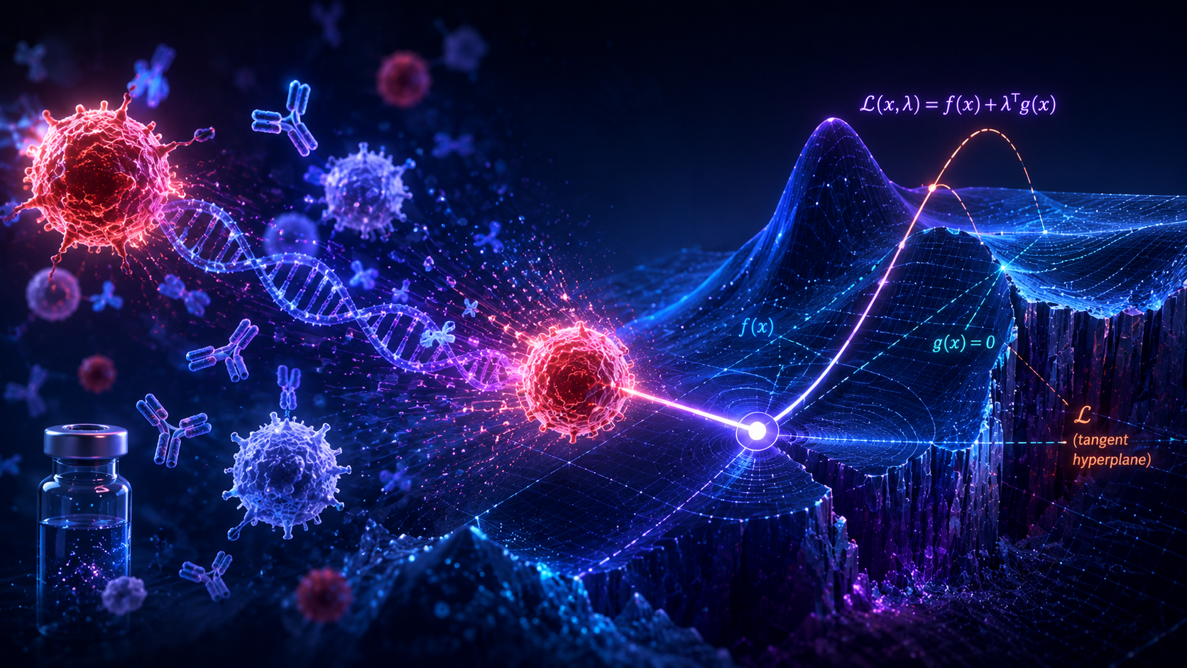 From Vaccine Biology to Lagrangian Math: Lagrange Elementary Optimisation (LEO)